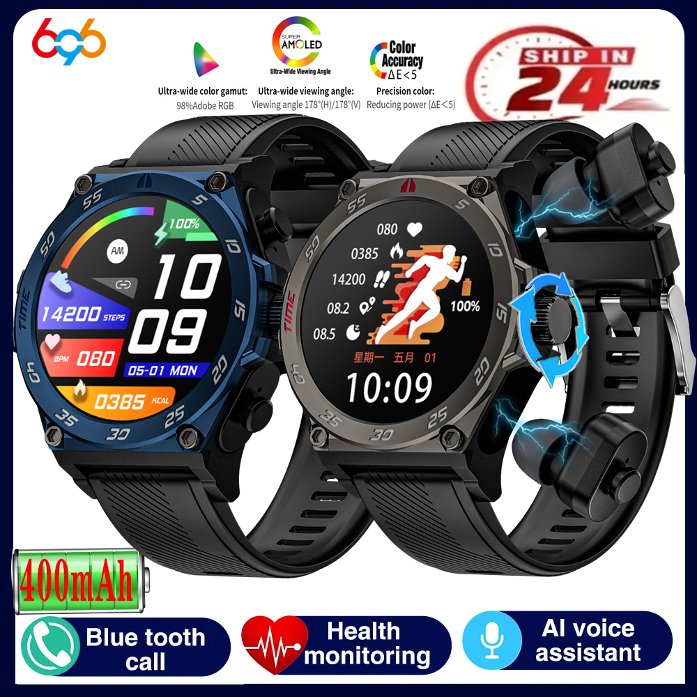 Smartwatch Headset - Clock 2 In 1 TWS Noise