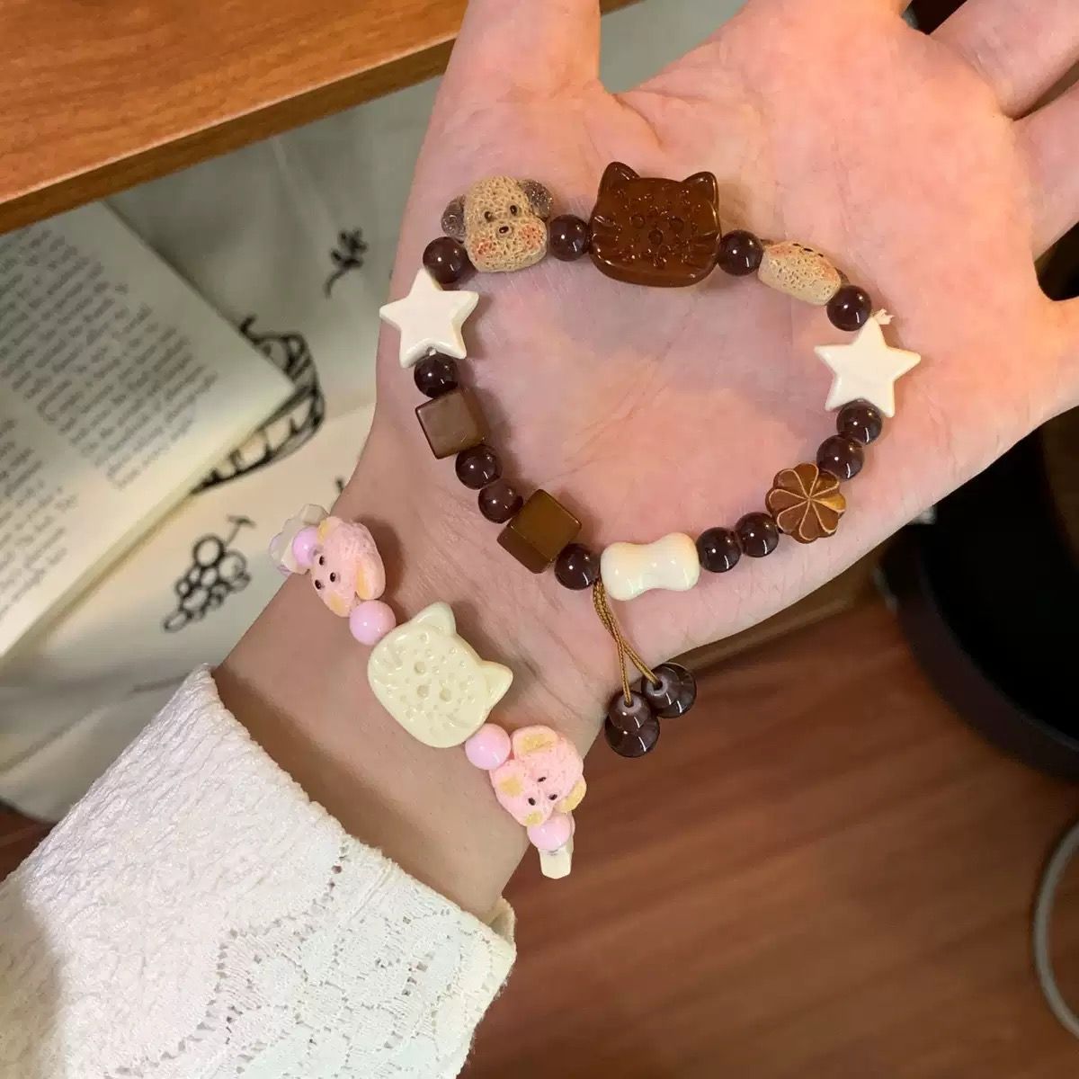 1pc Cute Ceramic Bracelet Kitt - Ceramic Link Bracelet review and price