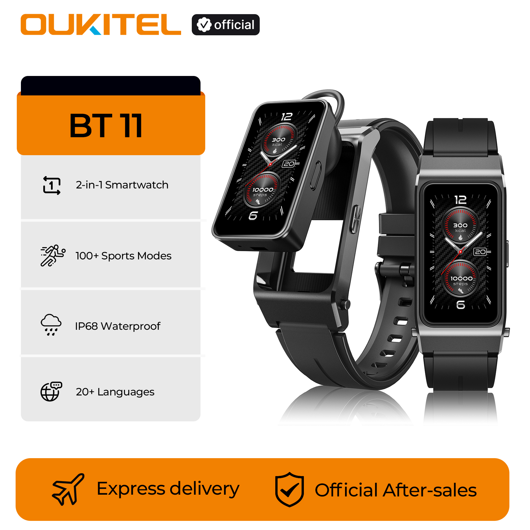 OUKITEL BT11 Smartwatch Blueto - Smartwatch Headset review and price