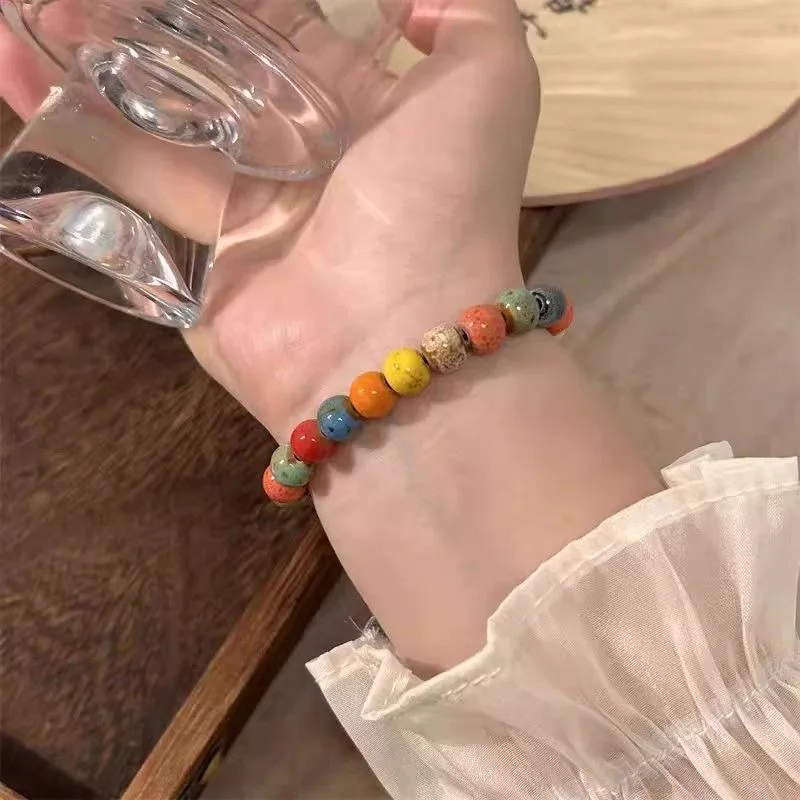 New Women's Dopamine Color Cer - Ceramic Link Bracelet review and price