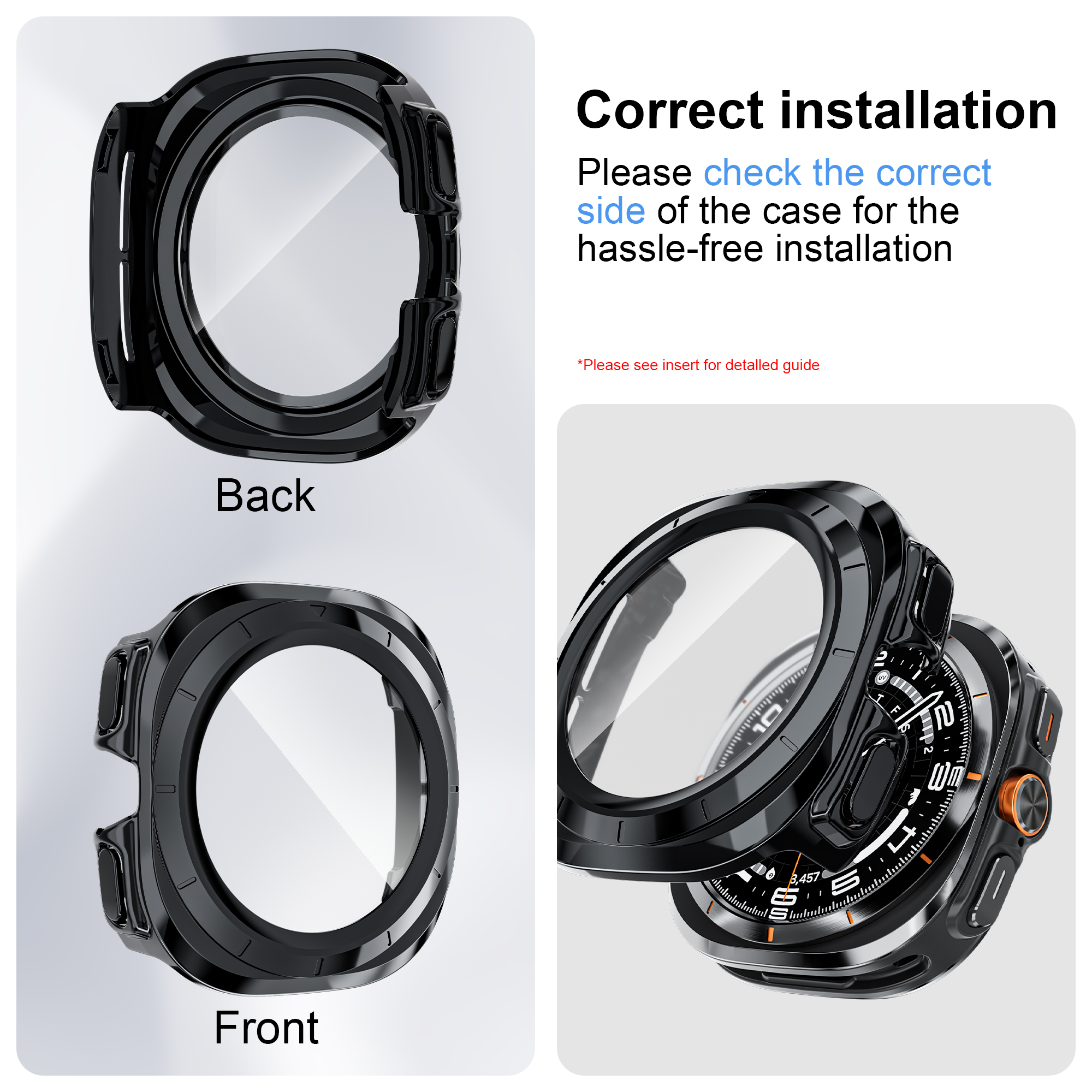 Case for Samsung Galaxy Watch  - Smartwatch Band Accessories review and price