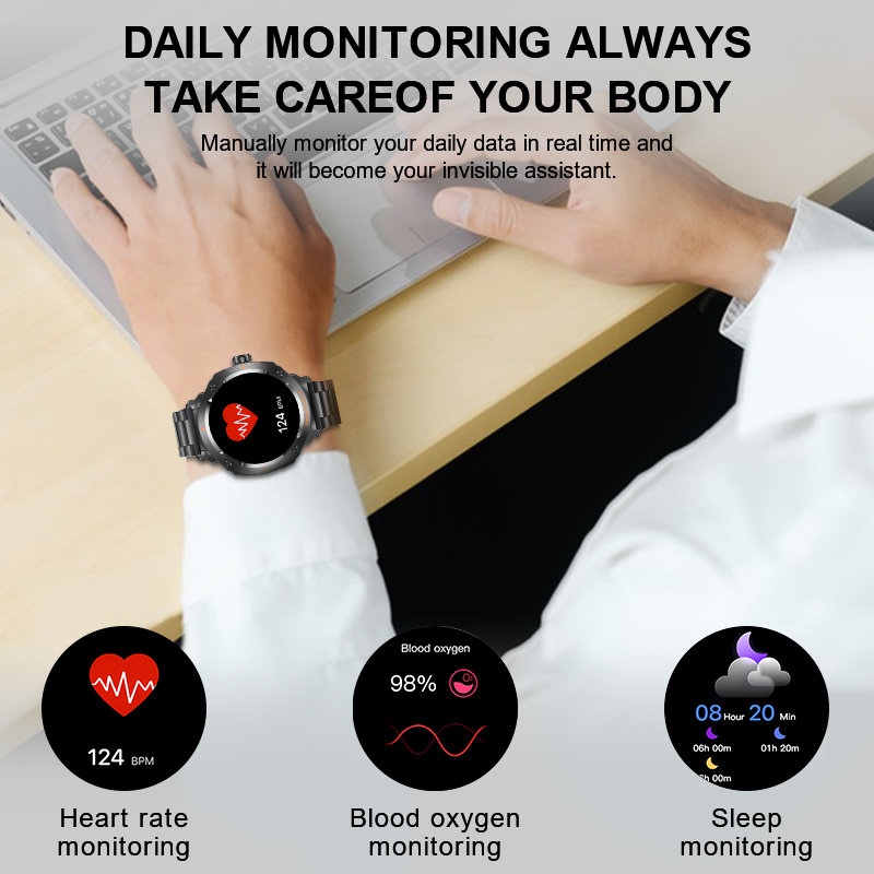 LIGE Men Earphone Smart Watch  - Smartwatch Headset review and price