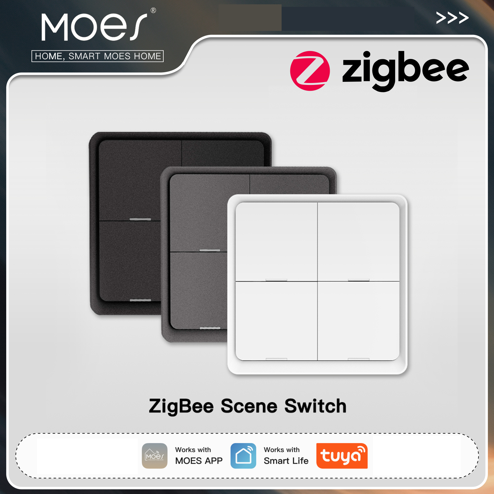 MOES ZigBee Wireless 12 Scene  - Smart Accessories review and price