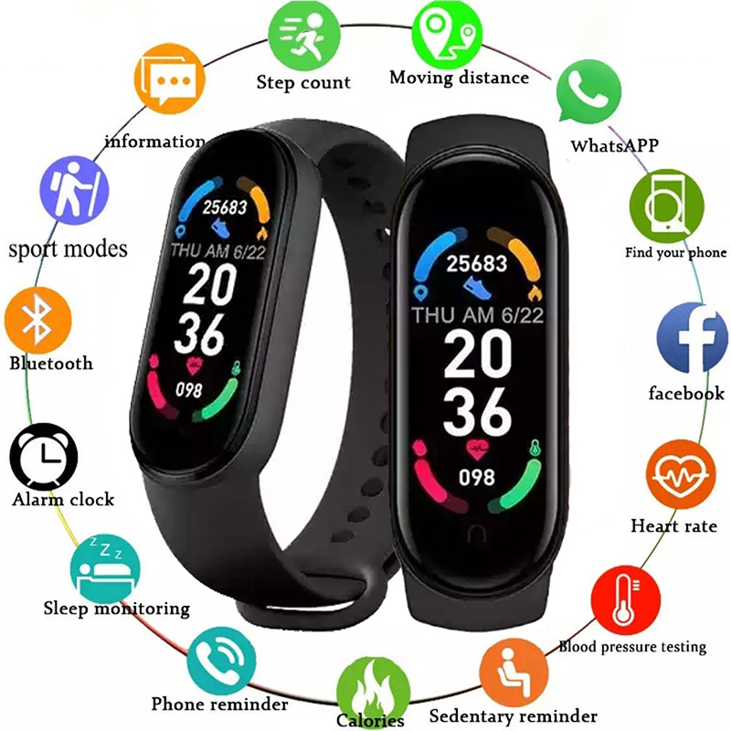 M6 Smart Watch Men Women Fitne - Android Smartwatch Accessories review and price