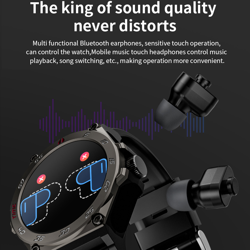 Clock 2 In 1 TWS Noise Reducti - Smartwatch Headset review and price