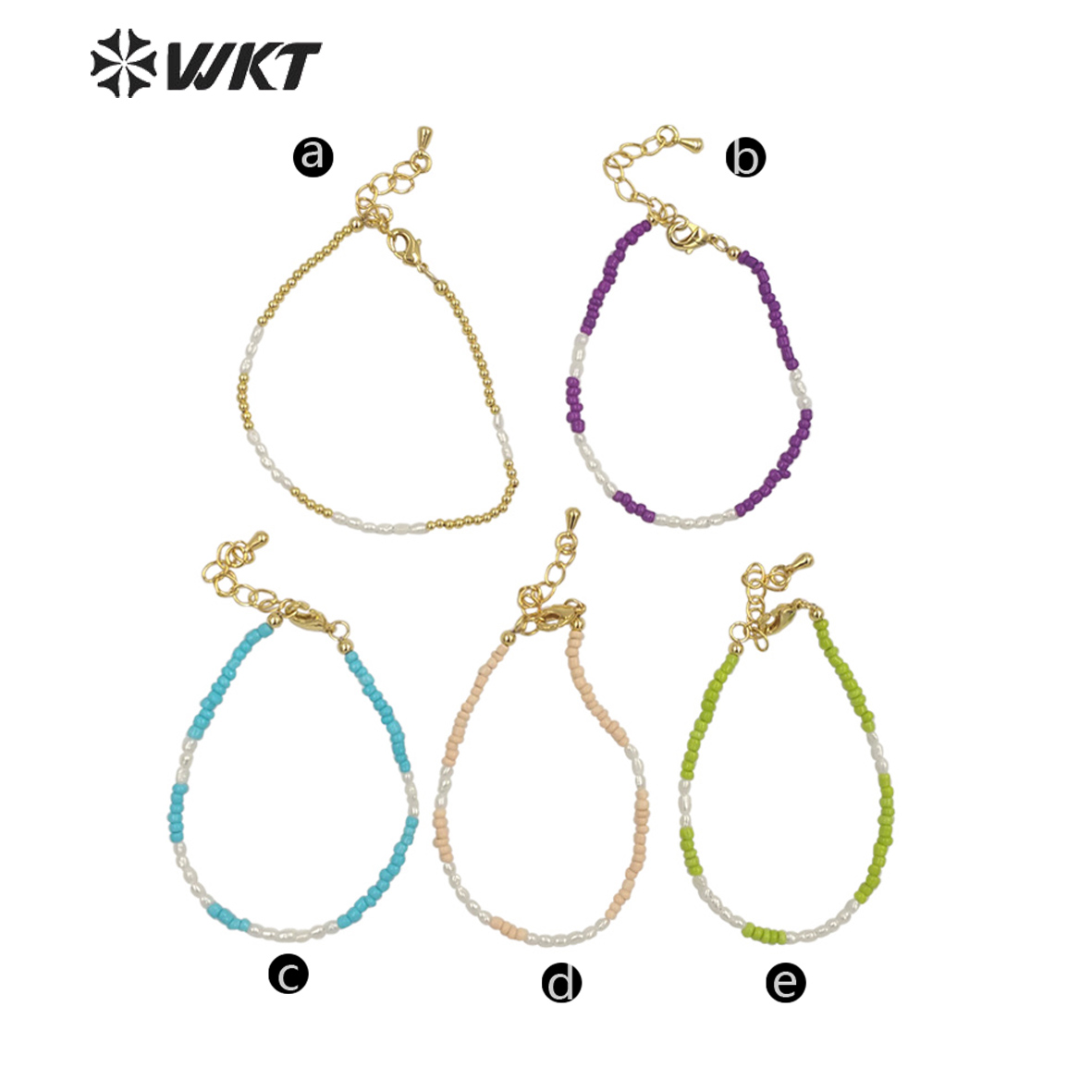 WT-MPB079 Women Elegant Tiny 2 - Ceramic Link Bracelet review and price