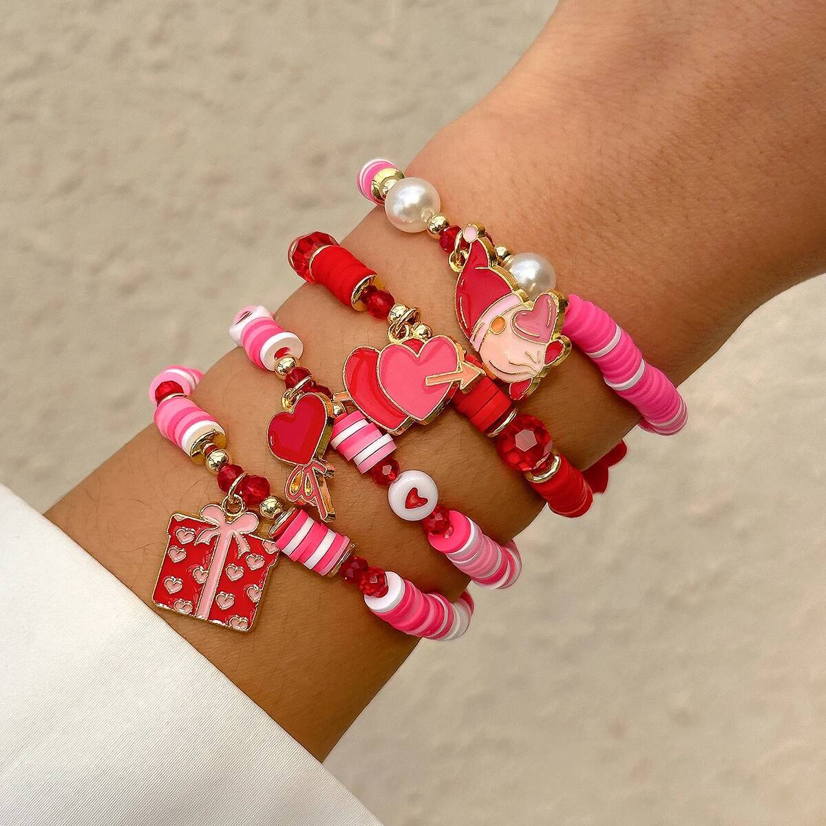 Salircon 4Pcs/Set Bohemia Soft - Ceramic Link Bracelet review and price