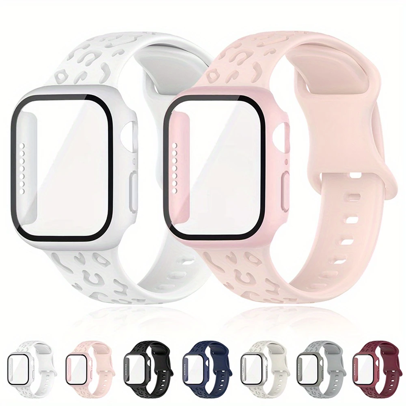 Glass+Case+Strap for Apple Wat - Smartwatch Band Accessories review and price