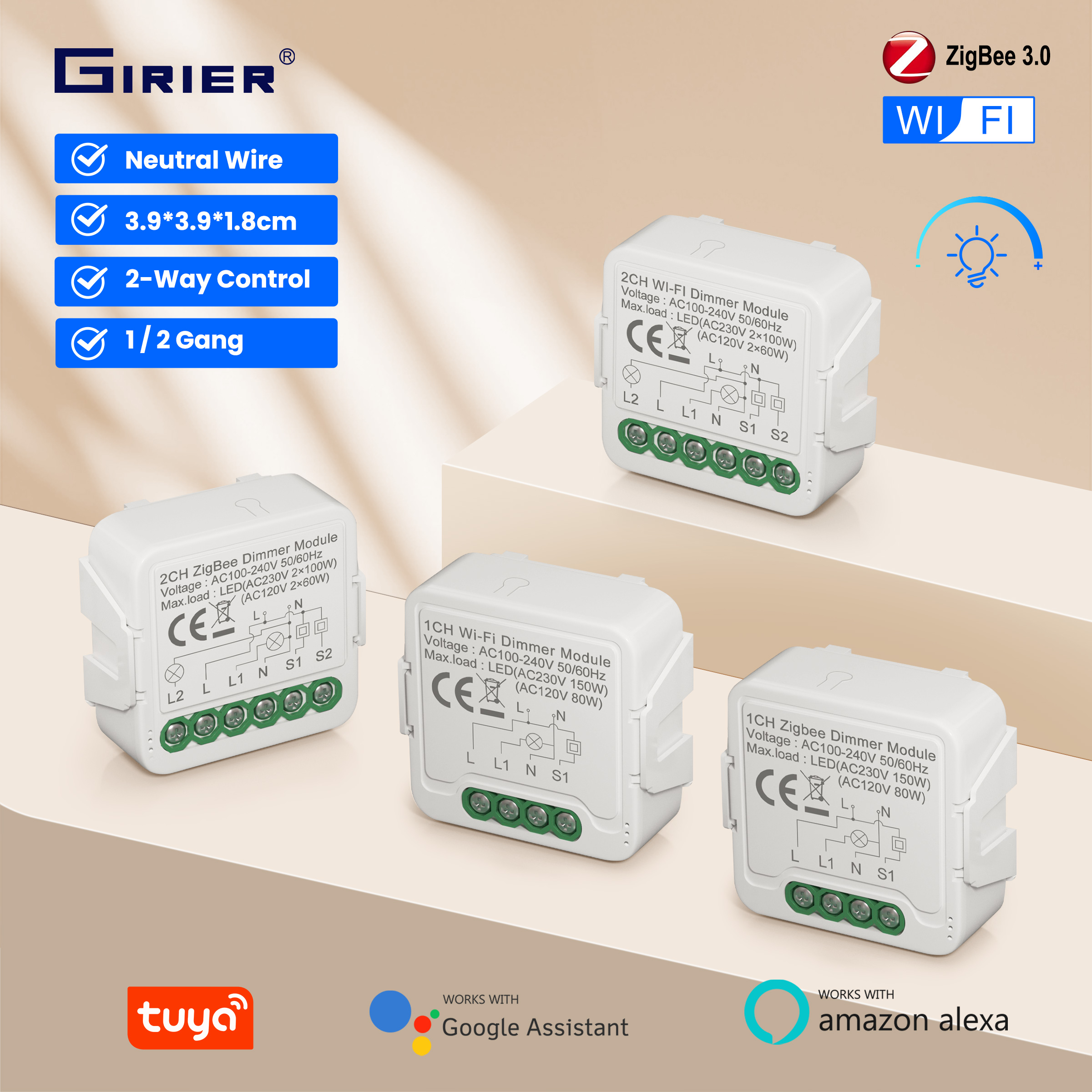 GIRIER Tuya Smart WiFi ZigBee  - Smart Accessories review and price
