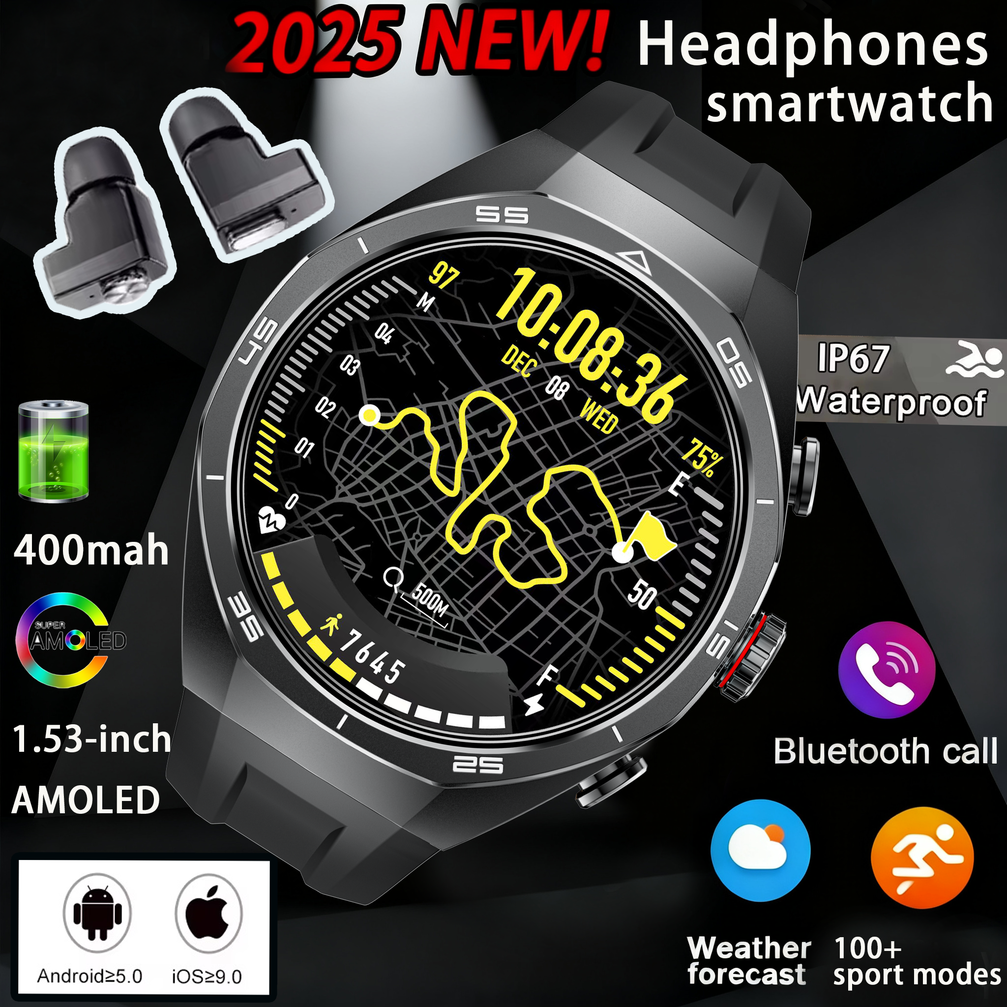 2026 TWS 2-in-1 With Headset S - Smartwatch Headset review and price