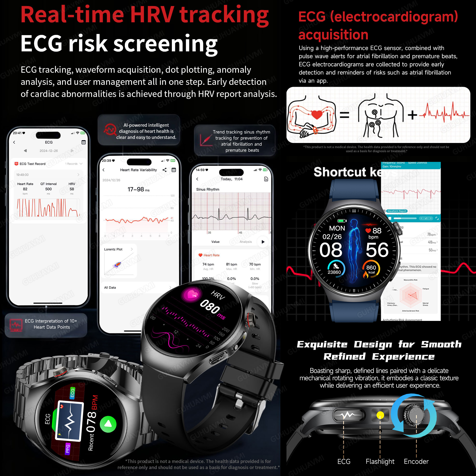 2026 New Accurate Diagnosis Sm - Android Smartwatch Accessories review and price