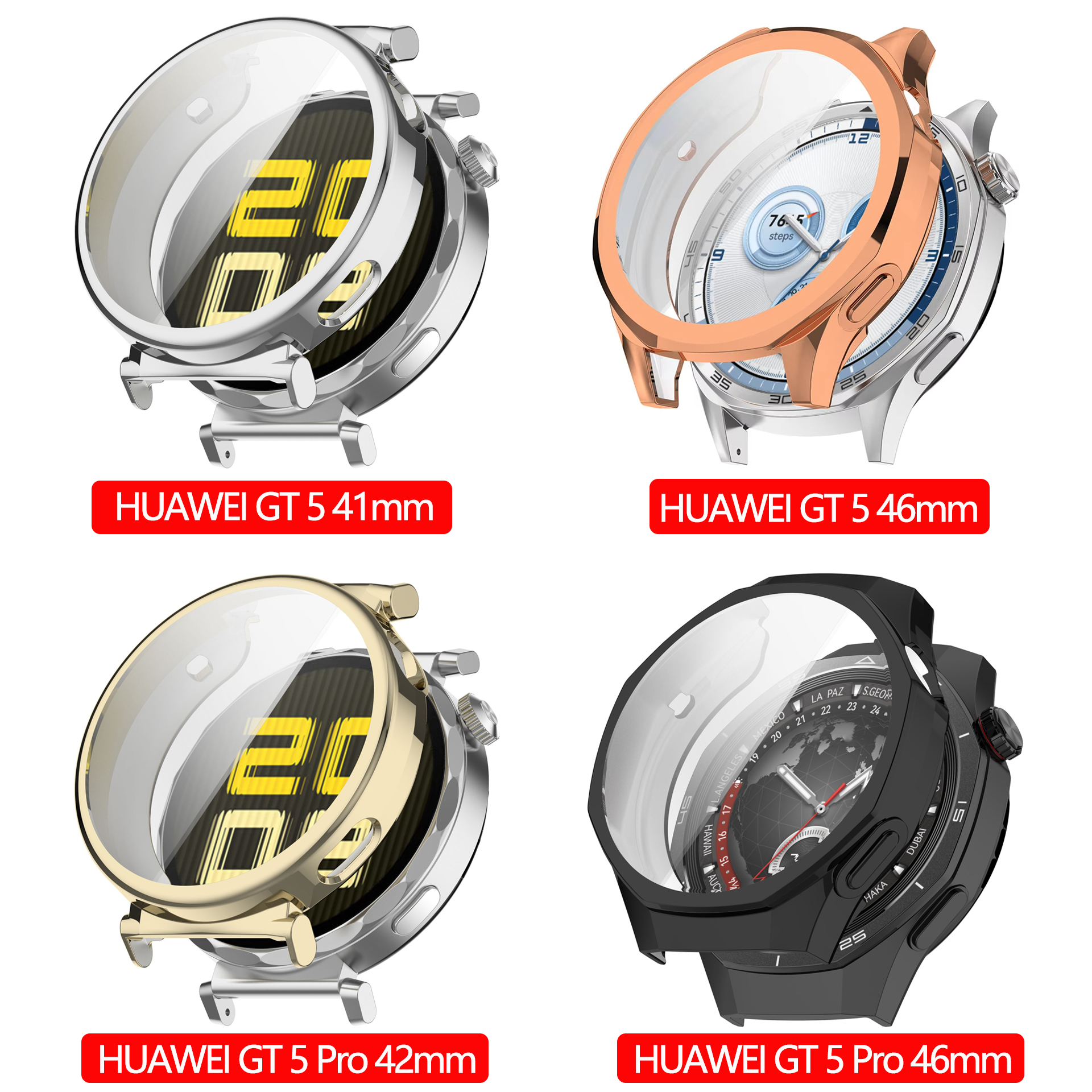 Case For HUAWEI Watch GT 5/5 P - Smartwatch Band Accessories review and price