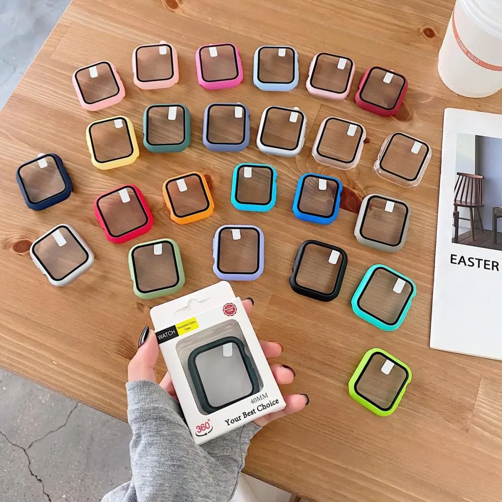Glass+cover For Apple Watch Ca - Smartwatch Band Accessories review and price