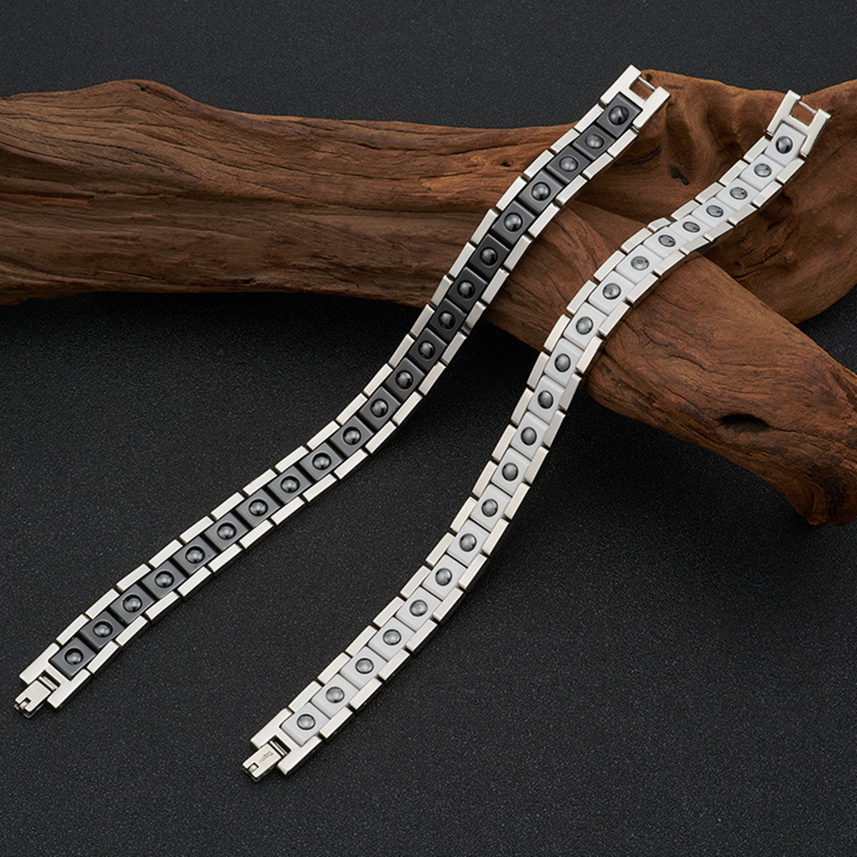 ARADOO Minimalist Pyramid Desi - Ceramic Link Bracelet review and price