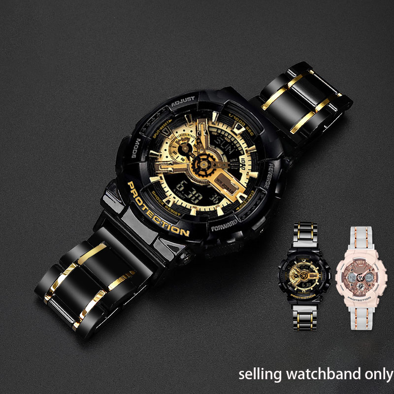 Ceramic strap for G-Shock Casi - Ceramic Link Bracelet review and price
