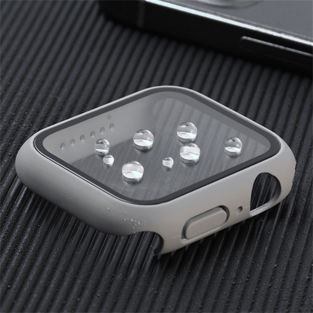 Tempered Glass+ Case For apple - Smartwatch Band Accessories review and price