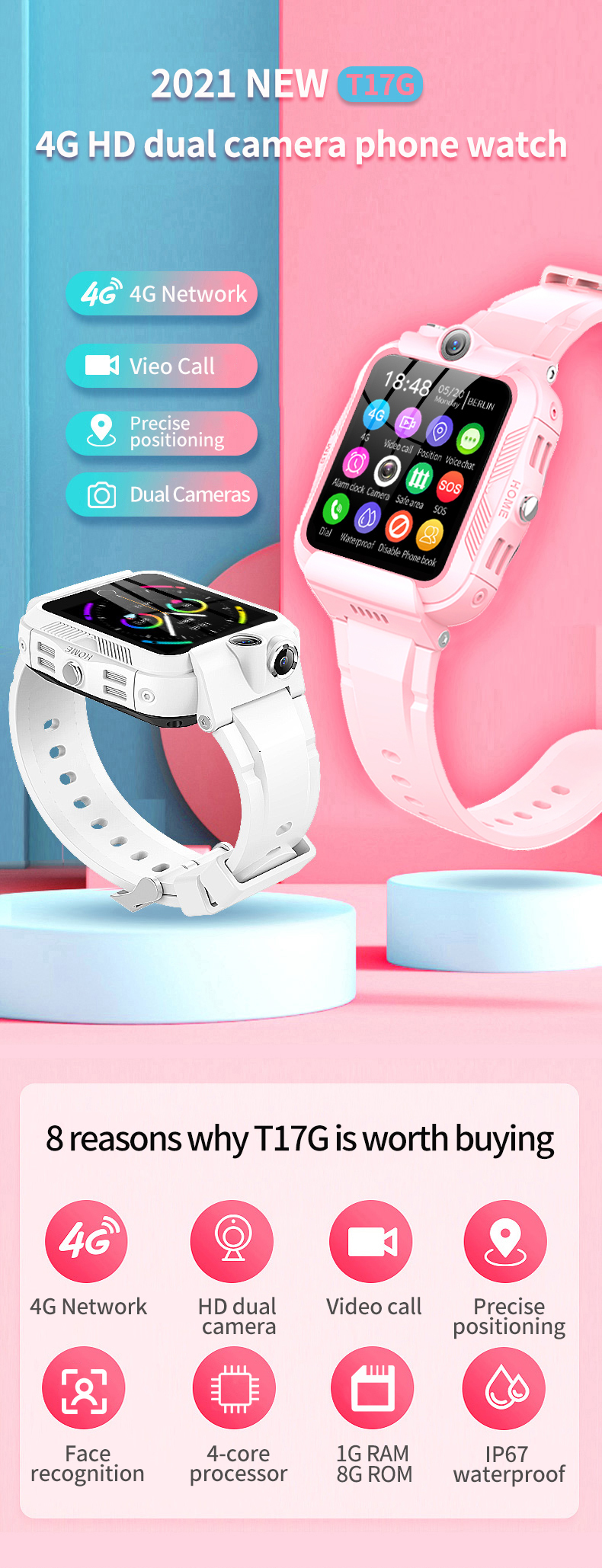 Kids Smart Watch 4G Sim Card S - Smartwatch Store review and price