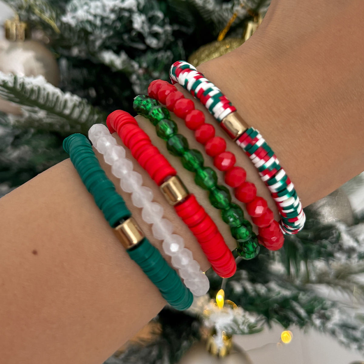 Salircon 6Pcs/set Y2K Polymer  - Ceramic Link Bracelet review and price