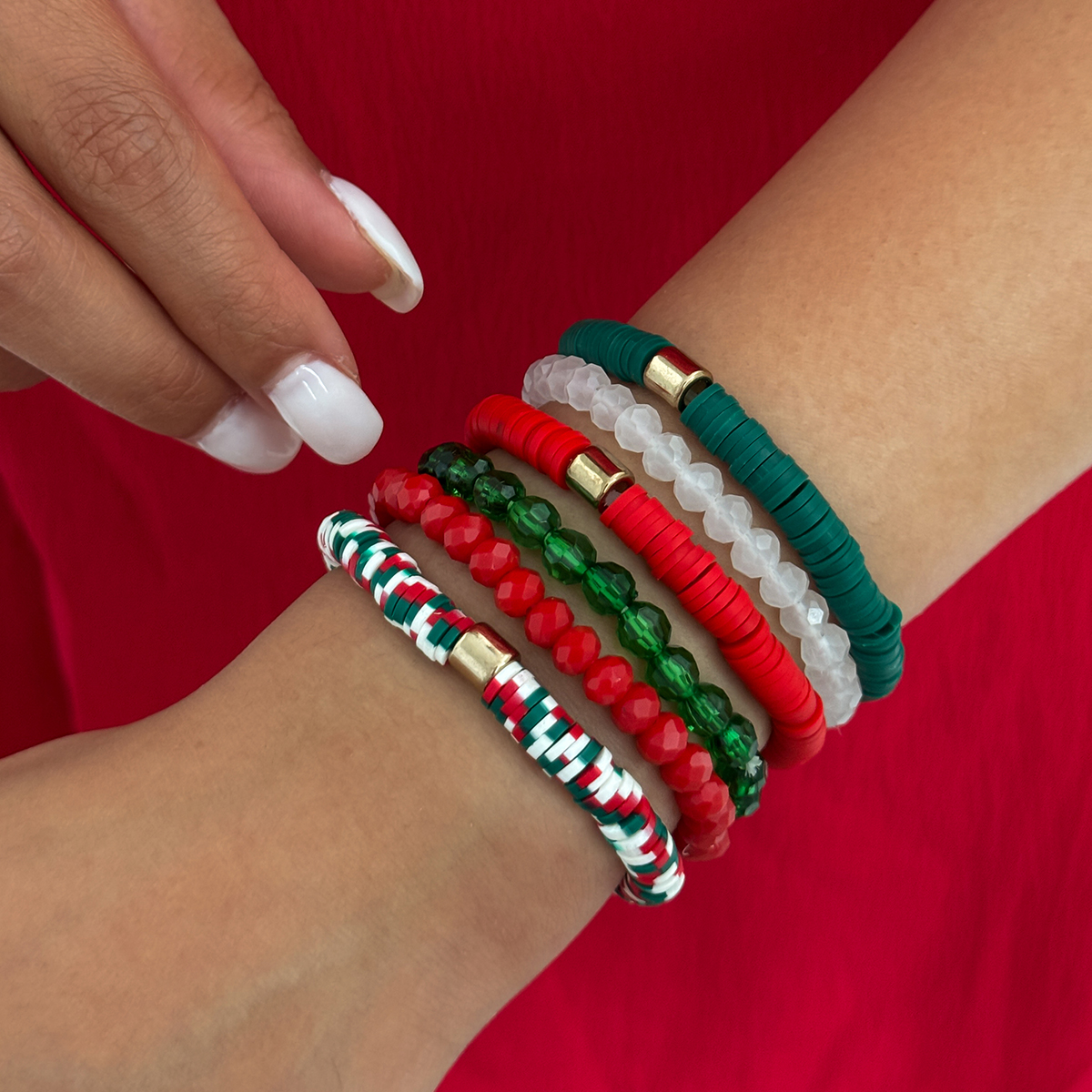 Salircon 6Pcs/set Y2K Polymer  - Ceramic Link Bracelet review and price