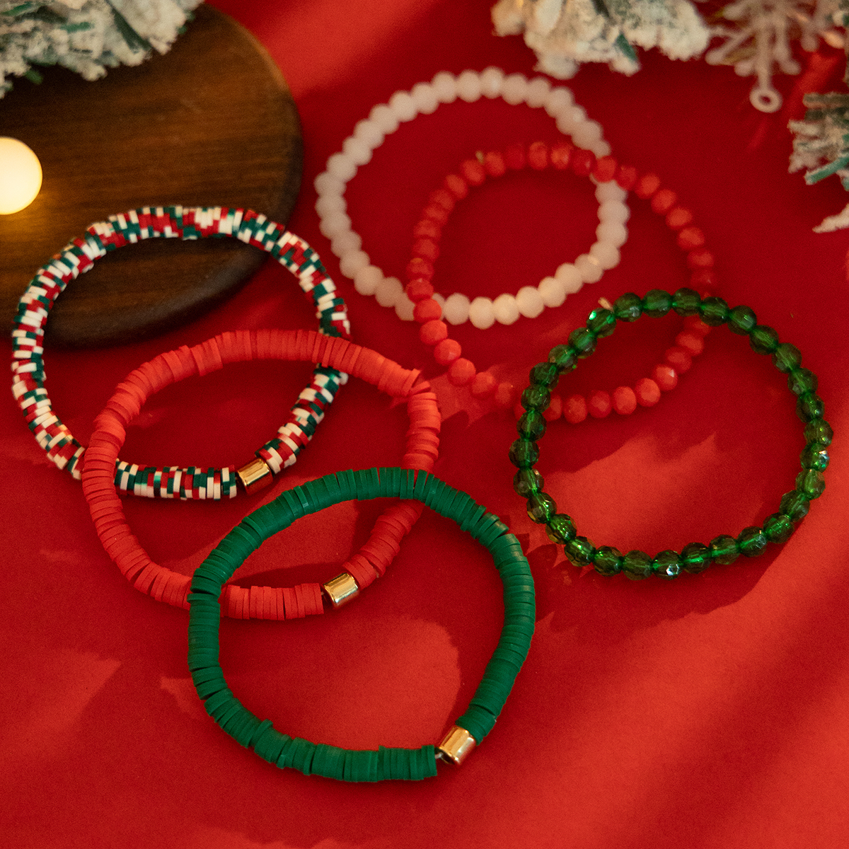 Salircon 6Pcs/set Y2K Polymer  - Ceramic Link Bracelet review and price