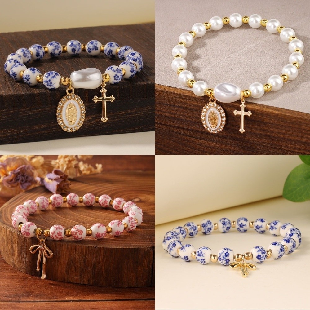 Chinese Style Blue and White P - Ceramic Link Bracelet review and price