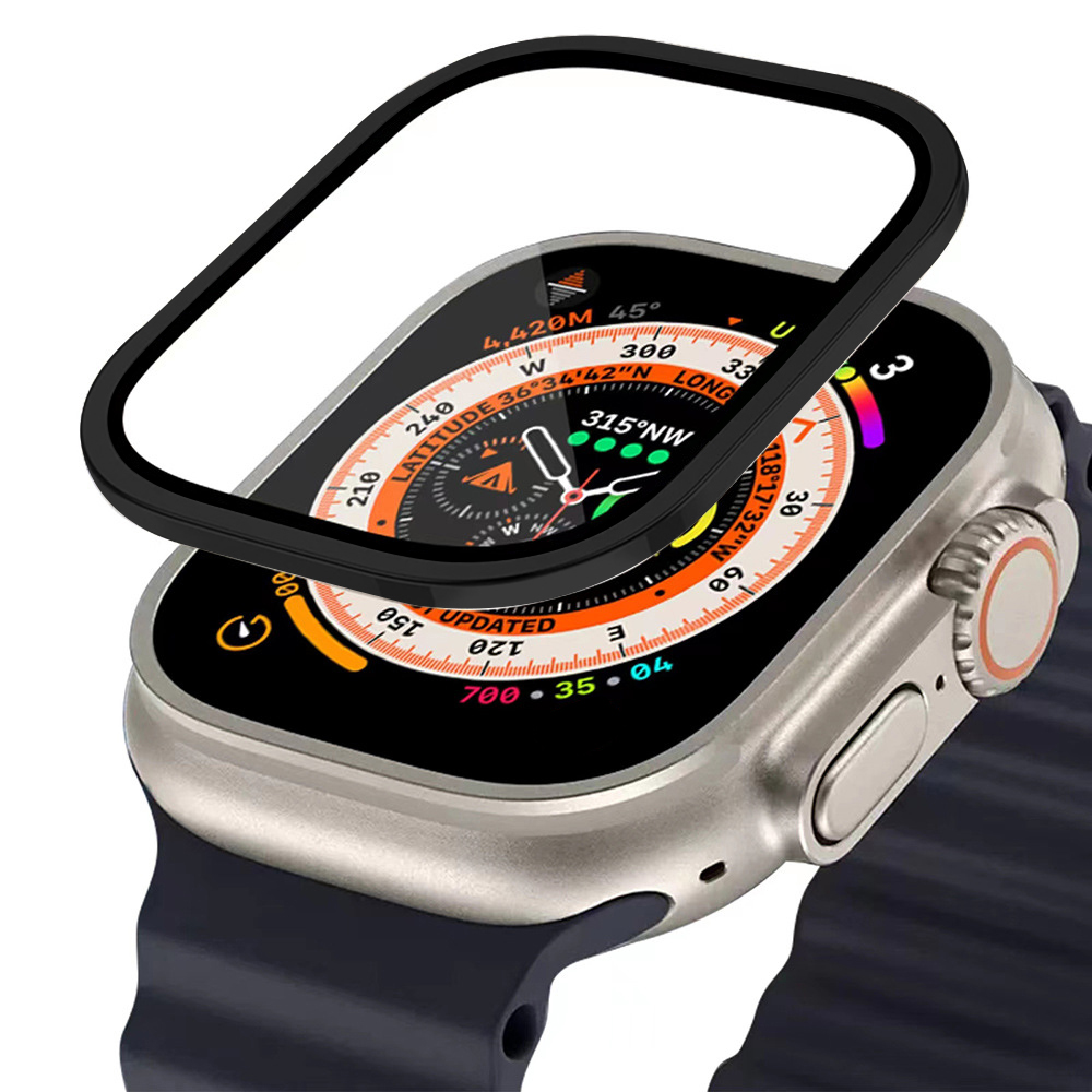Tempered Glass Film+Metal Fram - Watch Case Bumper review and price