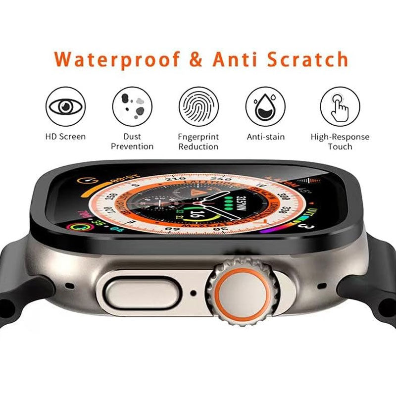 Tempered Glass Film+Metal Fram - Watch Case Bumper review and price